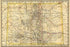 24"x36" Gallery Poster, map of Colorado showing the railroads 1879