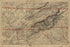24"x36" Gallery Poster, map of Eastern Tennessee 1865