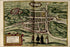 24"x36" Gallery Poster, map of Edinburgh scotland 1612