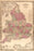 24"x36" Gallery Poster, map of England and Wales 1862