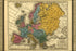 24"x36" Gallery Poster, map of Europe 1839