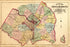 24"x36" Gallery Poster, map of Fairfax Alexandria washington d.c. 1878
