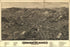24"x36" Gallery Poster, map of Fitchburg, Massachusetts 1882