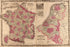24"x36" Gallery Poster, map of France, Holland and Belgium 1862