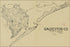 24"x36" Gallery Poster, map of Galveston Co. texas 1892
