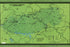24"x36" Gallery Poster, map of Great Smoky Mountains National Park 1978