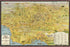 24"x36" Gallery Poster, map of Greater Los Angeles 1932