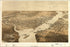 24"x36" Gallery Poster, map of Green Bay and Fort Howard, Wisconsin 1867