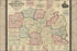 24"x36" Gallery Poster, map of Greene County, Pennsylvania 1865