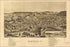 24"x36" Gallery Poster, map of Hardwick, Vermont 1892