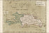 24"x36" Gallery Poster, map of Hispaniola haiti dominican republic 1767
