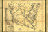 24"x36" Gallery Poster, map of Horry District, South Carolina 1825