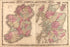 24"x36" Gallery Poster, map of Ireland and Scotland 1862
