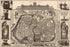 24"x36" Gallery Poster, map of Jerusalem israel 1770