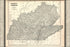 24"x36" Gallery Poster, map of Kentucky and Tennessee 1842