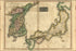 24"x36" Gallery Poster, map of Korea and Japan 1815