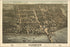 24"x36" Gallery Poster, map of Lakeside resorts Sandusky Ohio 1884