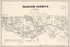 24"x36" Gallery Poster, map of Marion County, Texas 1879