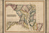 24"x36" Gallery Poster, map of Maryland 1817