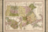 24"x36" Gallery Poster, map of Massachusetts and Rhode Island 1844