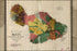24"x36" Gallery Poster, map of Maui, Hawaii 1885