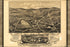 24"x36" Gallery Poster, map of Maynard, Massachusetts 1879