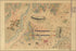 24"x36" Gallery Poster, map of Mexican War campaign in Mexico 1848