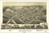 24"x36" Gallery Poster, map of Minersville, Pennsylvania, 1889