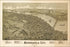 24"x36" Gallery Poster, map of Monongahela City, Pennsylvania, 1902