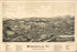 24"x36" Gallery Poster, map of Morrisville, Vermont 1889