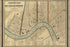 24"x36" Gallery Poster, map of New Orleans & environs, 1845