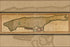 24"x36" Gallery Poster, map of New York city & island of Manhattan 1811