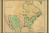 24"x36" Gallery Poster, map of North America 1803 pre united states