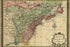 24"x36" Gallery Poster, map of North America pre u.s.a. 1763
