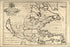 24"x36" Gallery Poster, map of North America pre united states 1722