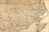 24"x36" Gallery Poster, map of North Carolina 1865