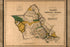 24"x36" Gallery Poster, map of Oahu, Hawaii 1881