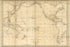 24"x36" Gallery Poster, map of Pacific Ocean 1788