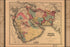 24"x36" Gallery Poster, map of Persia Arabia iran iraq saudi 1855