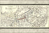 24"x36" Gallery Poster, map of Pittsburgh Marion & Chicago Railroad 1887