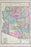 24"x36" Gallery Poster, map of arizona 1927