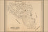 24"x36" Gallery Poster, map of austin county texas 1879