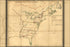 24"x36" Gallery Poster, map of british military bases in North America 1765 revolutionary war