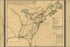 24"x36" Gallery Poster, map of british military bases in north America 1766 revolutionary war