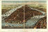 24"x36" Gallery Poster, map of city of New York 1883