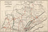 24"x36" Gallery Poster, map of civil war in Kentucky & Tennessee