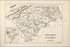 24"x36" Gallery Poster, map of civil war in North & South Carolina