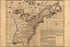 24"x36" Gallery Poster, map of colonies pre united states of america 1763