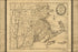 24"x36" Gallery Poster, map of colony of Massachusetts Bay 1780