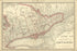 24"x36" Gallery Poster, map of eastern ontario 1881